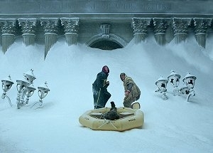 Una scena di The Day After Tomorrow - L'alba del giorno dopo