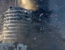 Una scena di The Day After Tomorrow - L'alba del giorno dopo