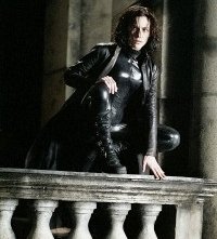 Kate Beckinsale in una sequenza di Underworld