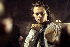 DiCaprio in una scena di Gangs of New York