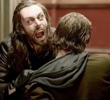 Michael Sheen e Scott Speedman in una scena di Underworld