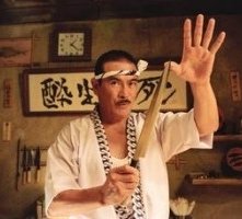 Sonny Chiba in una scena di Kill Bill: Volume 1