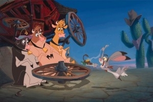 Immagine tratta da Mucche alla riscossa (Home on the Range)