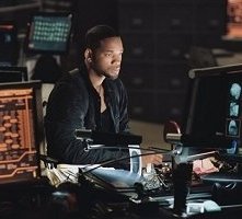 Io, Robot: Will Smith in una scena del film