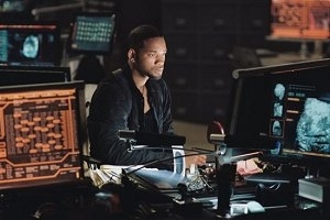 Io, Robot: Will Smith in una scena del film