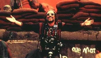 Dennis Hopper in una scena di Apocalypse Now