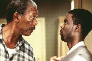 Morgan Freeman e Chris Rock in una scena di Betty Love