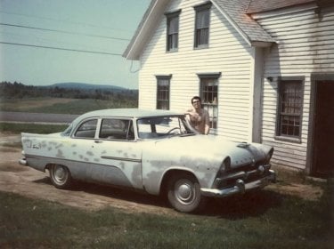 Stephen King con la sua 'prima macchina'