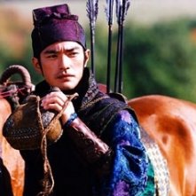 Takeshi Kaneshiro in una scena de La foresta dei pugnali volanti