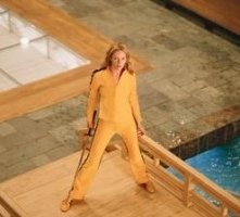 La vendicativa Uma Thurman in una scena di Kill Bill: Volume 1