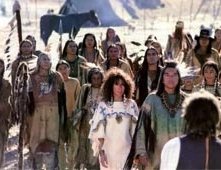 Una scena di Balla coi lupi