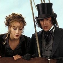 Cecile De France e Steve Coogan in una scena de Il fantasma dell'Opera