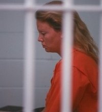 Charlize Theron in una scena di Monster