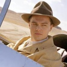 Leonardo DiCaprio in una scena di The Aviator