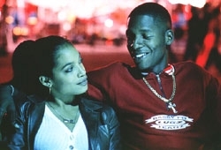 Rosario Dawson e Ray Allen in una scena di He Got Game