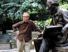 Woody Allen sul set di Anything Else