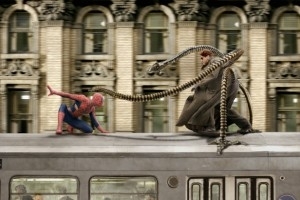 Alfred Molina E Tobey Maguire In Una Scena Di Spider Man 2 6065