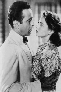 Humphrey Bogart E Ingrid Bergman In Una Scena Di Casablanca 6048