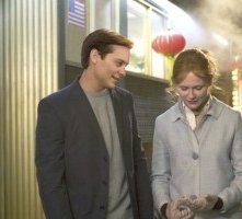 Tobey Maguire con Kirsten Dunst in una scena di Spider-Man 2