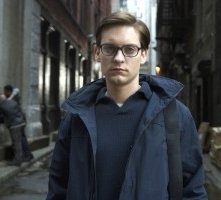 Tobey Maguire in una scena di Spider-Man 2