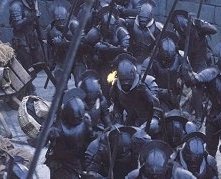 Una scena del film Il signore degli anelli - Le due torri