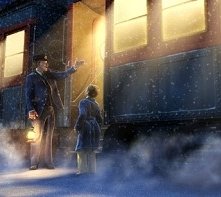 Una bella scena di Polar Express