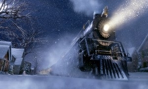 Una scena del film Polar Express