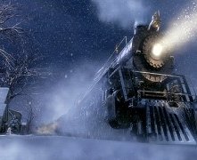 Una scena di Polar Express realizzato da Robert Zemeckis nel 2004