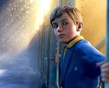 Una scena di Polar Express di Zemeckis