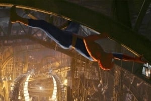 Una scena di Spider-Man 2