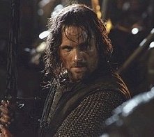 Viggo Mortensen in una scena di Il signore degli anelli - Le due torri