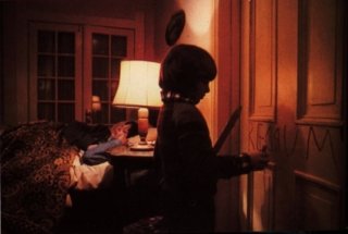 Danny Lloyd in una scena di Shining