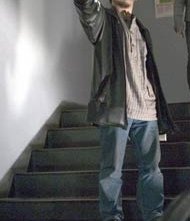 Takashi Shimizu sul set di The Grudge