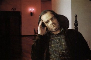 Jack Nicholson in una scena di Shining