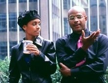 Jada Pinkett-Smith e Damon Wayans in una scena di Bamboozled