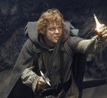 Sean Astin in una scena di Il signore degli anelli - Il ritorno del re di P. Jackson