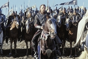 Viggo Mortensen è Aragorn in una scena di Il signore degli anelli - Il ritorno del re