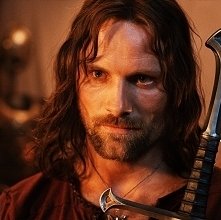 l'attore Viggo Mortensen in una scena di Il signore degli anelli - Il ritorno del re