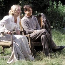 Johnny Depp  e Kate Winslet in una scena di Neverland - un sogno per la vita