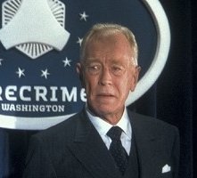 Max von Sydow in una scena di Minority Report