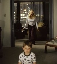 Naomi Watts e David Dorfman in una scena di The Ring