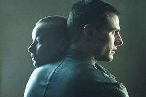 Tom Cruise e Samantha Morton in una sequenza di Minority Report