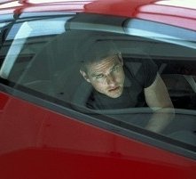 Tom Cruise in una scena di Minority Report di Stebven Spielberg