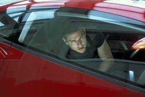 Tom Cruise in una scena di Minority Report di Stebven Spielberg