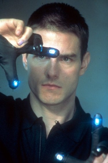 Una immagine di Tom Cruise nel film Minority Report