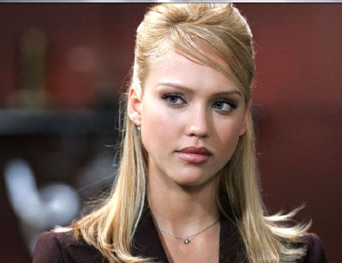 Primo piano di Jessica Alba in I Fantastici 4