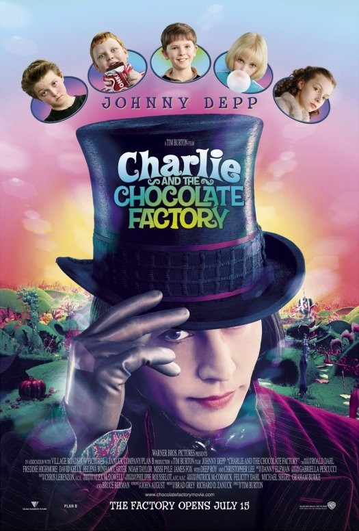 Johnny Depp Nel Manifesto Di Charlie E La Fabbrica Di Cioccolato 12244