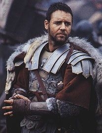 Russell Crowe in una sequenza di Il Gladiatore