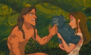 Una scena di Tarzan