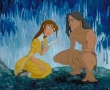 Una scena di Tarzan